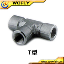 different types of connector 304 stainless steel t connector